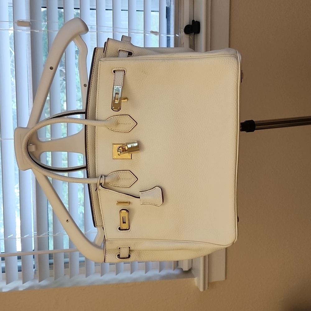 Leather satchel